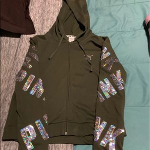 Victoria Secret Pink Zip Up Hoodie